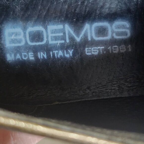 Boemos Made in Italy Leather Wingtip Brogue Oxford Shoes Men's Size 10 - Picture 2 of 9